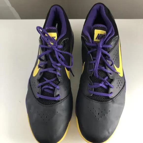 Nike Zoom Attero Mens Size 14 Purple/Black/Yellow With Purple Laces P13 - Picture 4 of 8